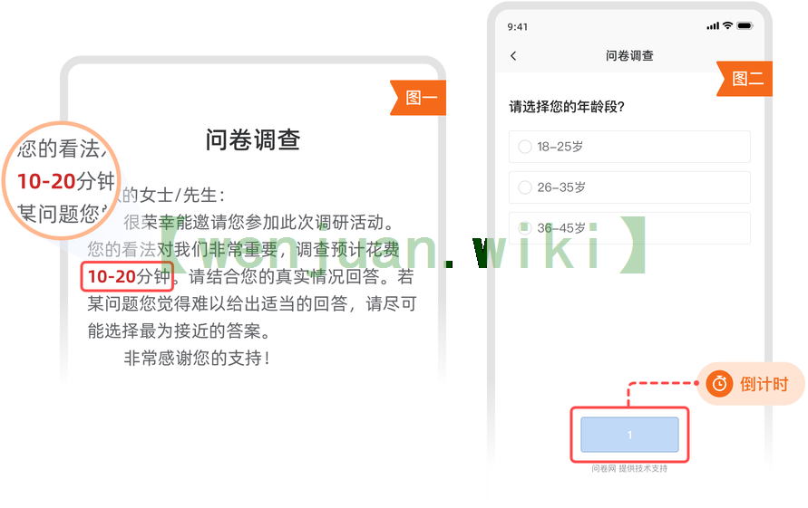 问卷作答提交时间需要控制